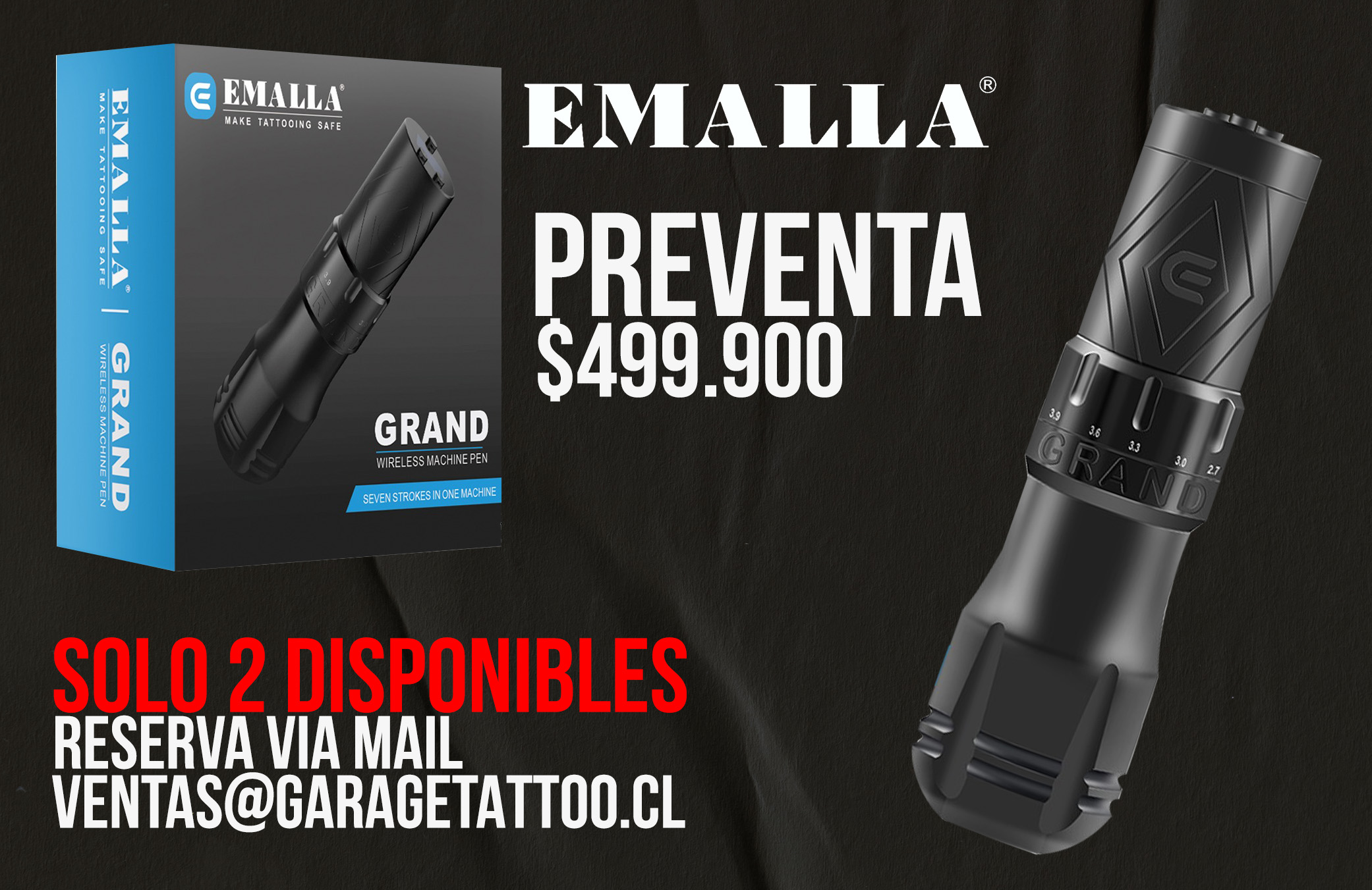 NUEVA MAQUINA EN PREVENTA